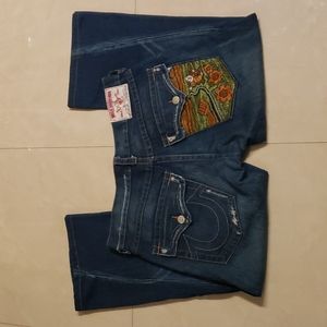 True Religion cropped jeans size 34 NWOT